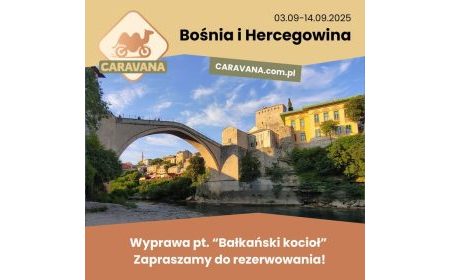 🏍 Zapraszamy na ekscytująca wyprawę motocyklową do BOŚNI.
🦹Mamy dla Ciebie idealną ofertę! 
🧳 Pakuj torby, szykuj 2 kółka 🏍  i w drogę!

03.09.2025 - 14.09.2025

12 dni / 11 nocy

🇧🇦 BOŚNIA i HERCEGOWINA , czyli: wyprawa motocyklowa pod tytułem 